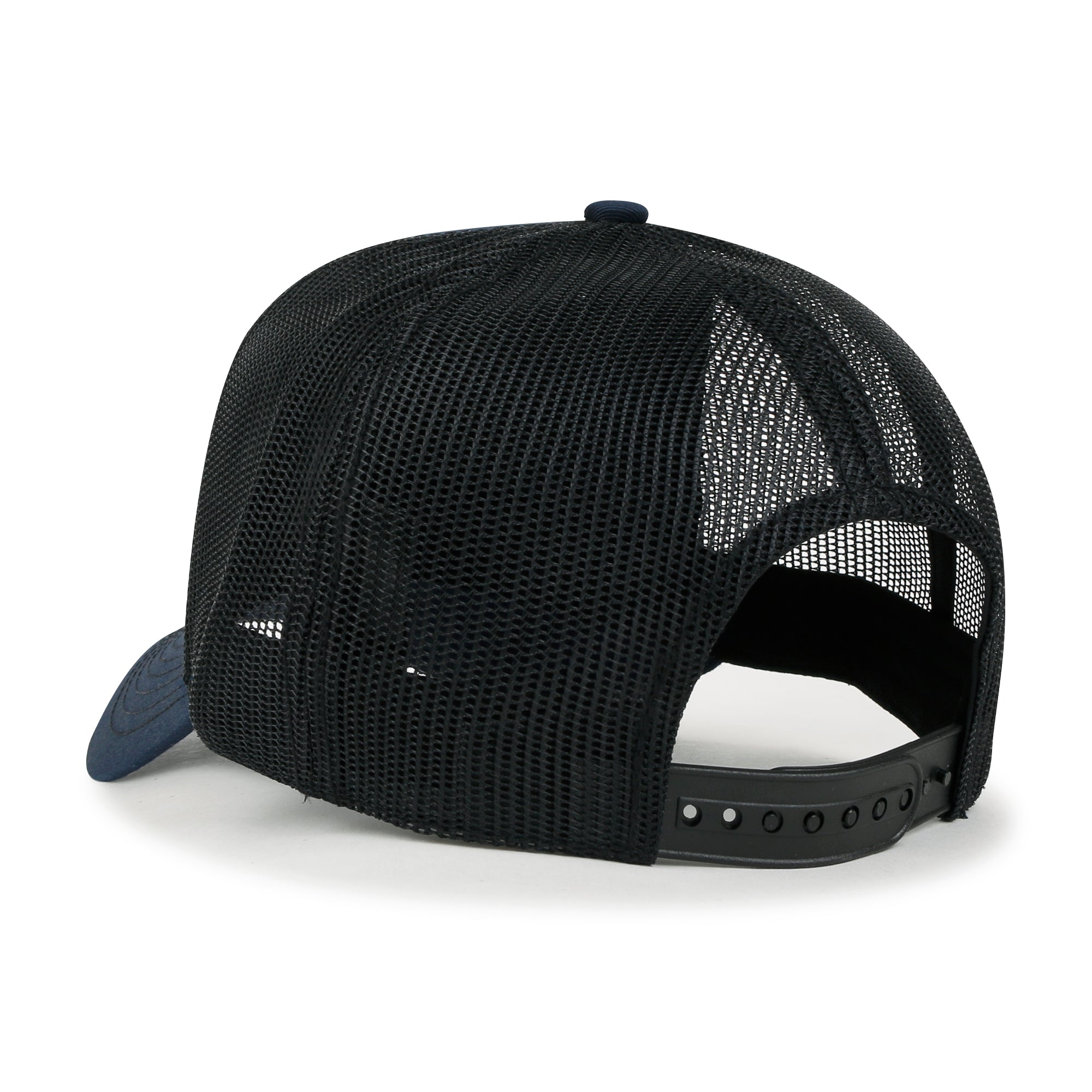Blank Six Panel Mesh Back Baseball Cap Basic Snap Back Trucker Hat