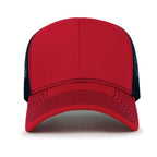 Blank Six Panel Mesh Back Baseball Cap Basic Snap Back Trucker Hat