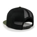 Blank Six Panel Mesh Back Baseball Cap Basic Snap Back Flat Brim Hat