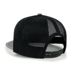 Blank Six Panel Mesh Back Baseball Cap Basic Snap Back Flat Brim Hat