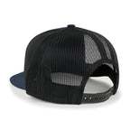 Blank Six Panel Mesh Back Baseball Cap Basic Snap Back Flat Brim Hat