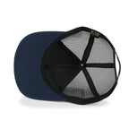 Blank Six Panel Mesh Back Baseball Cap Basic Snap Back Flat Brim Hat