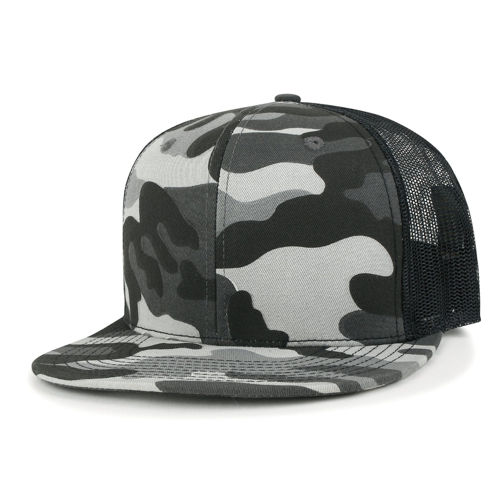 10 Bulk Pack Blank Six Panel Mesh Back Baseball Cap Basic Trucker Hat