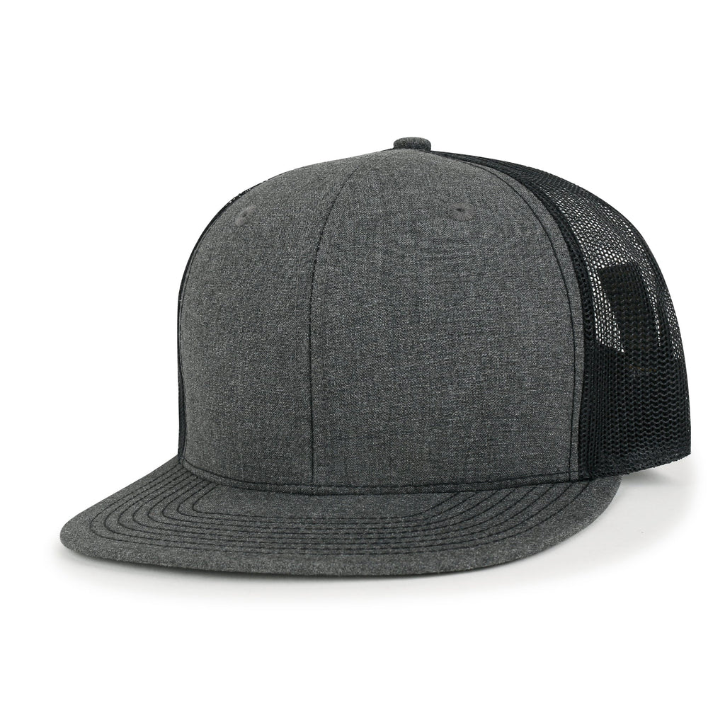 10 Bulk Pack Blank Six Panel Mesh Back Baseball Cap Basic Trucker Hat