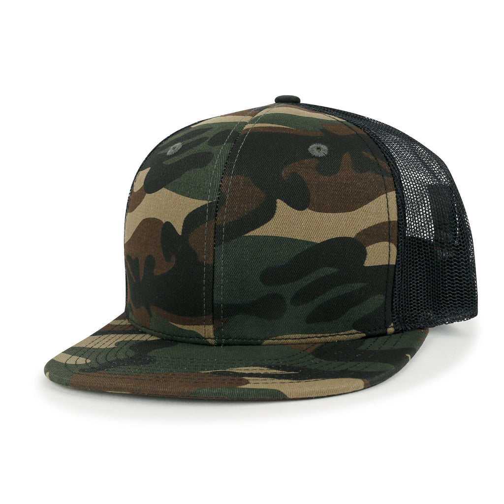 10 Bulk Pack Blank Six Panel Mesh Back Baseball Cap Basic Trucker Hat