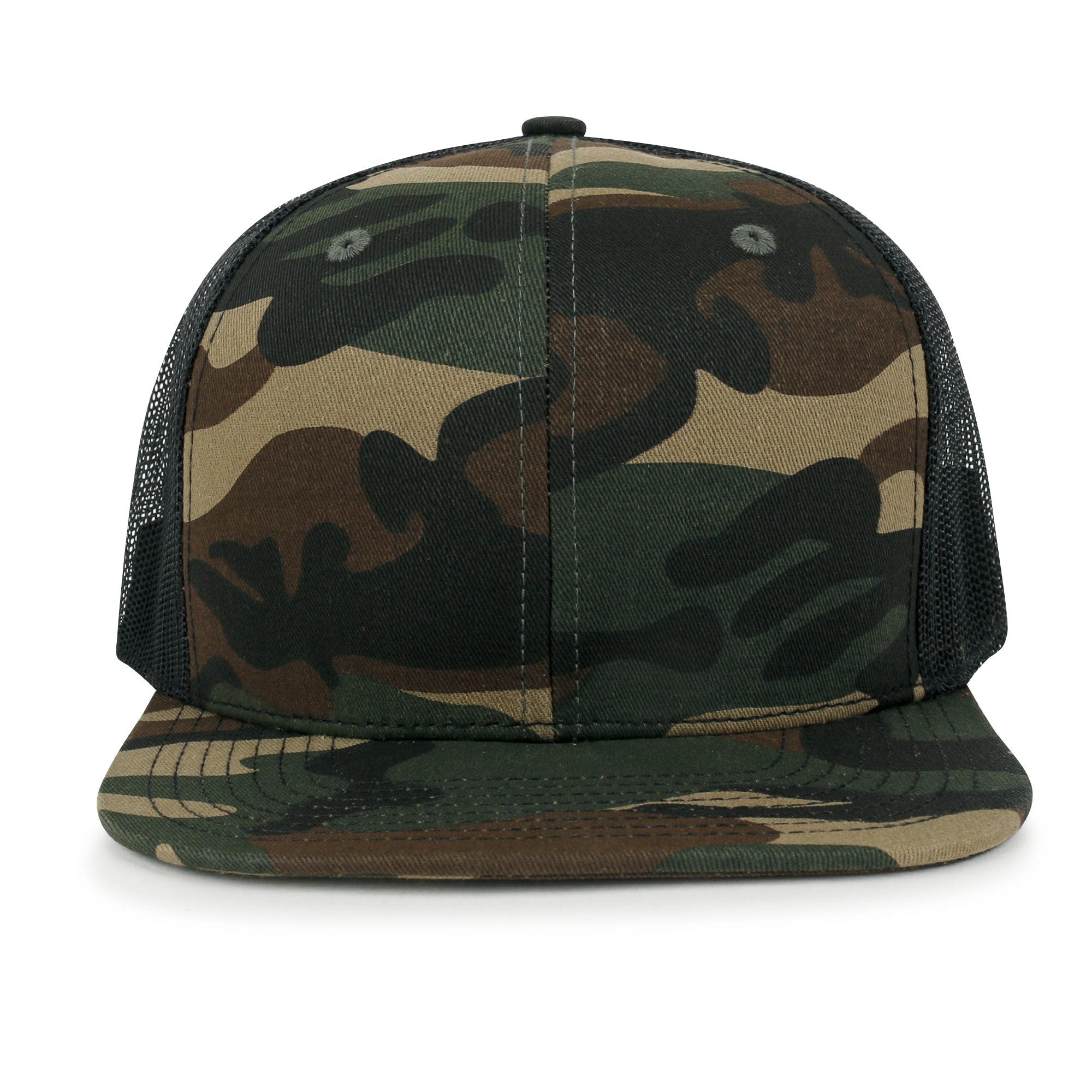 10 Bulk Pack Blank Six Panel Mesh Back Baseball Cap Basic Trucker Hat