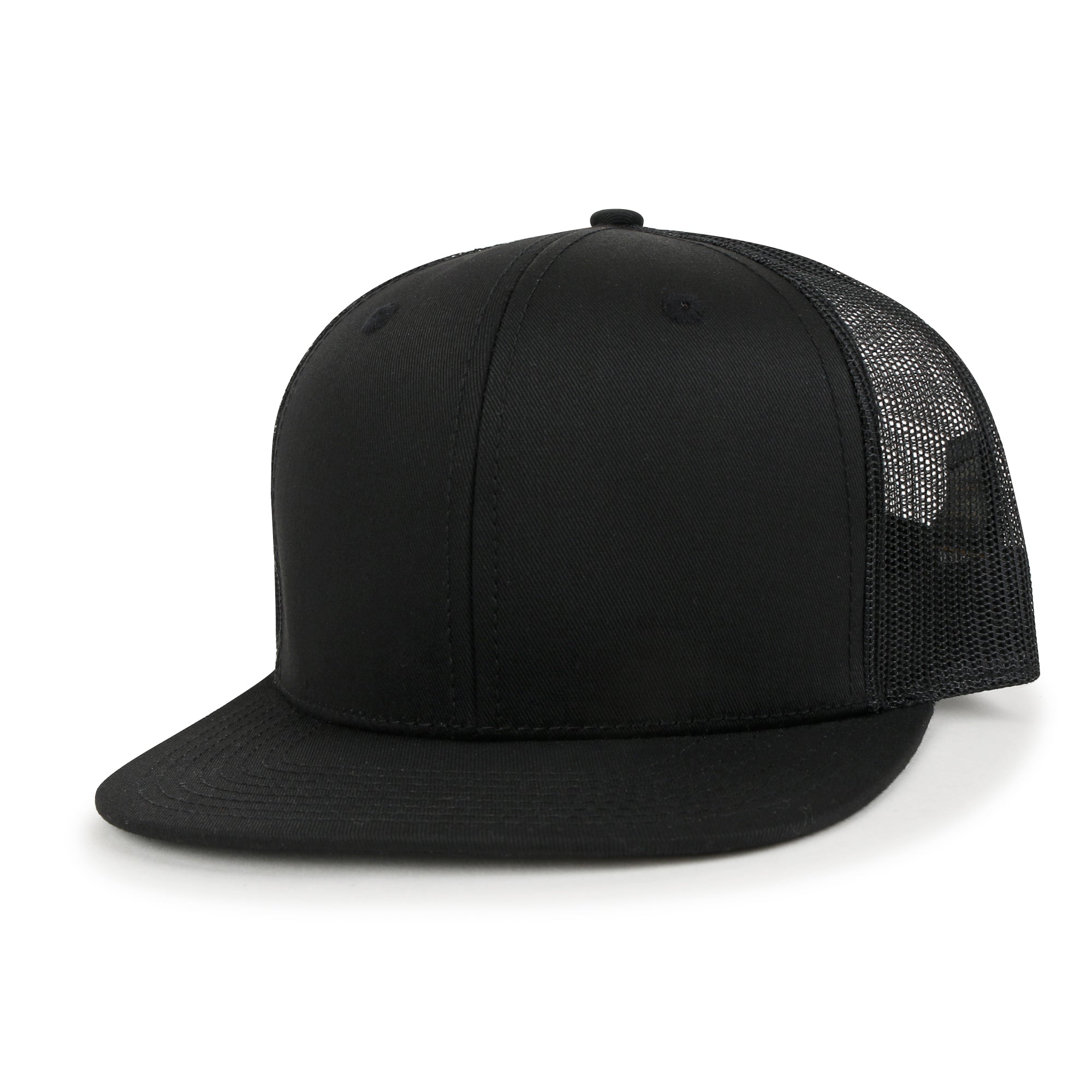 10 Bulk Pack Blank Six Panel Mesh Back Baseball Cap Basic Trucker Hat