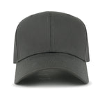 Blank Six Panel Cotton Baseball Cap Basic Hook And Loop Back Trucker Hat