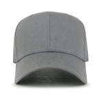 Blank Six Panel Cotton Baseball Cap Basic Hook And Loop Back Trucker Hat