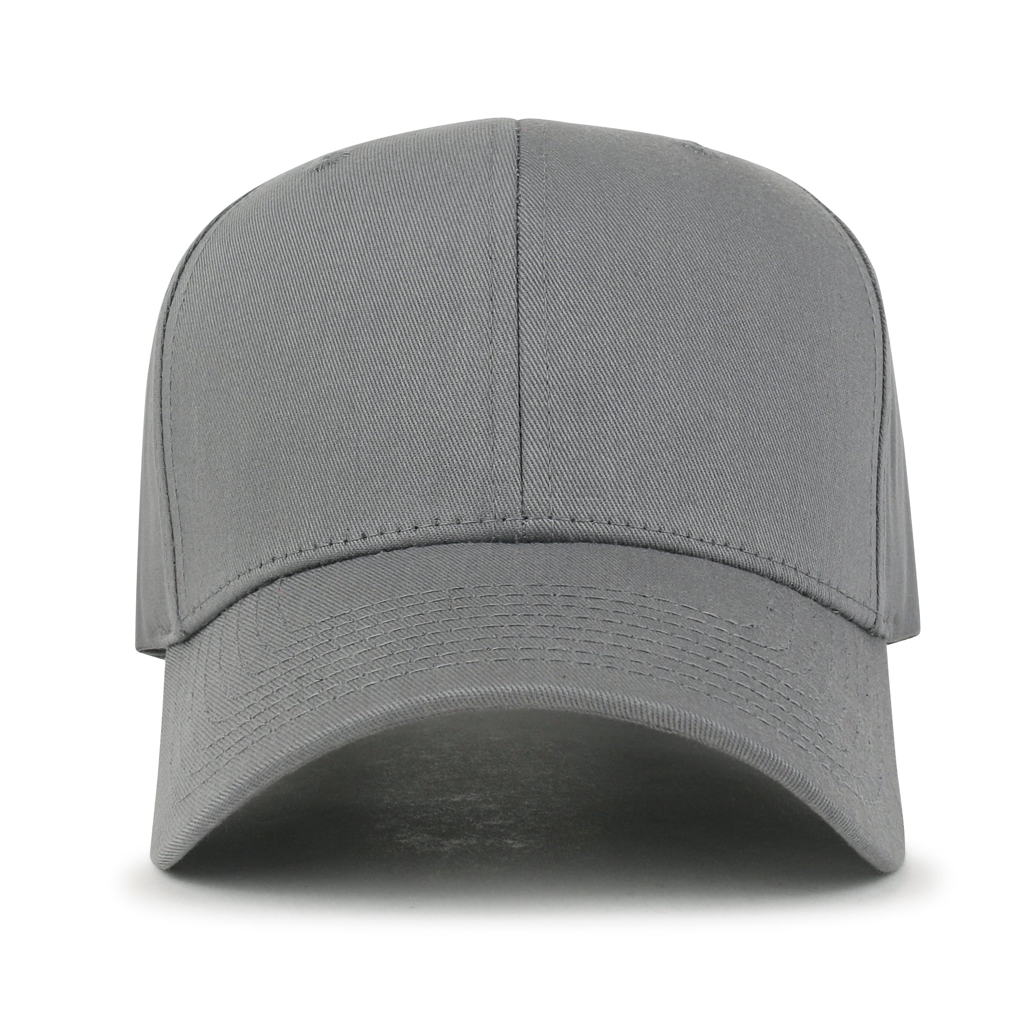 Blank Six Panel Cotton Baseball Cap Basic Hook And Loop Back Trucker Hat