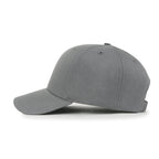 Blank Six Panel Cotton Baseball Cap Basic Hook And Loop Back Trucker Hat