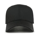 Blank Six Panel Cotton Baseball Cap Basic Hook And Loop Back Trucker Hat