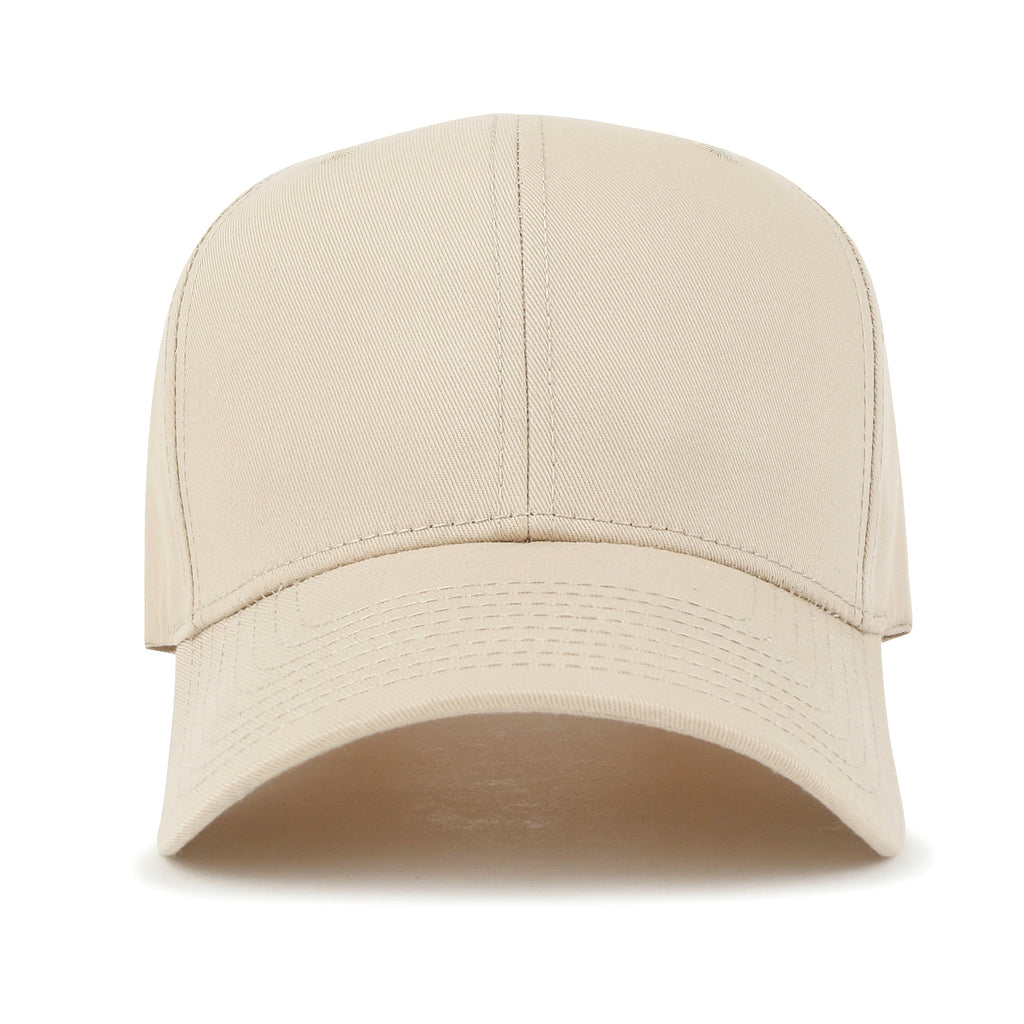 Blank Six Panel Cotton Baseball Cap Basic Hook And Loop Back Trucker Hat