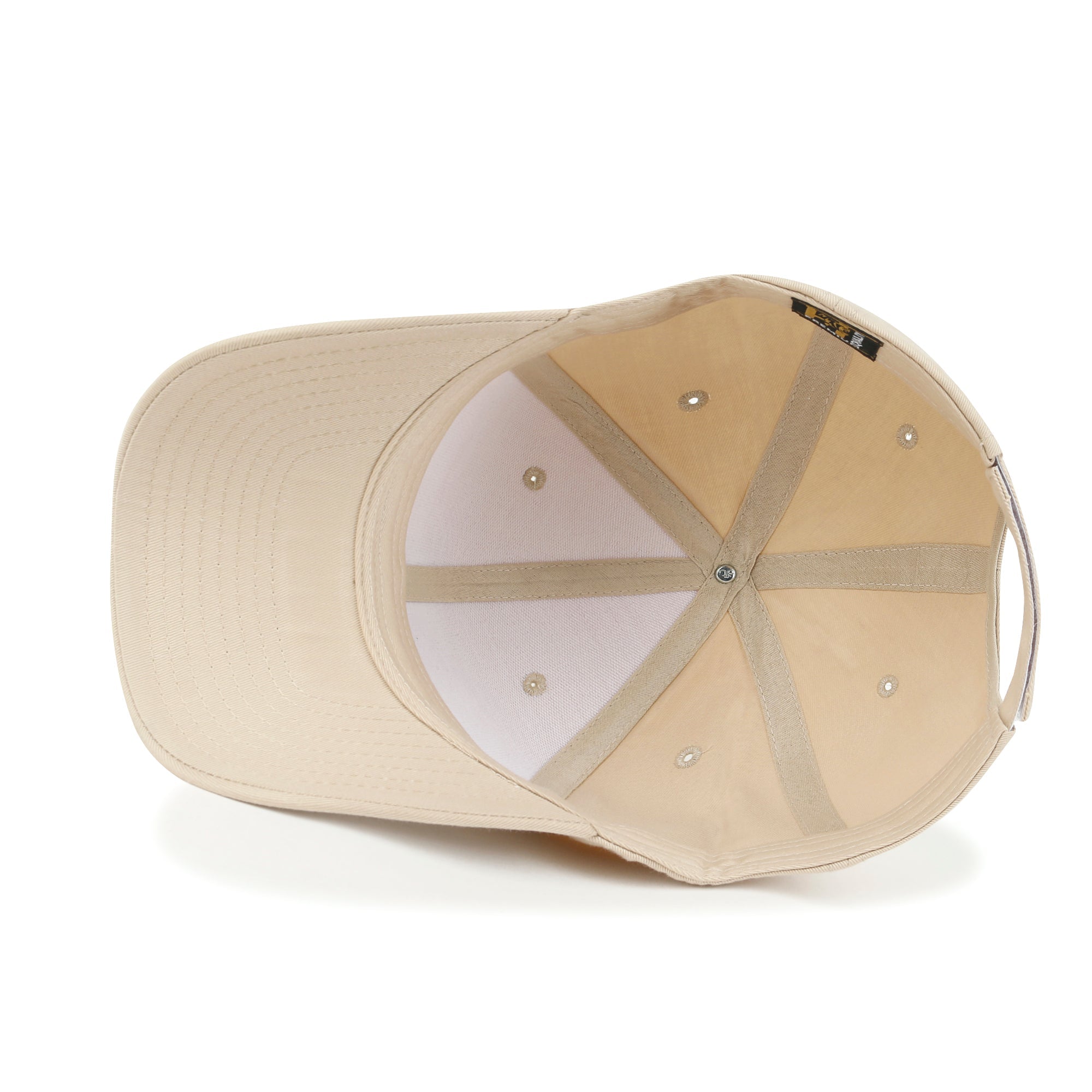 Blank Six Panel Cotton Baseball Cap Basic Hook And Loop Back Trucker Hat