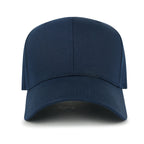 Blank Six Panel Cotton Baseball Cap Basic Hook And Loop Back Trucker Hat