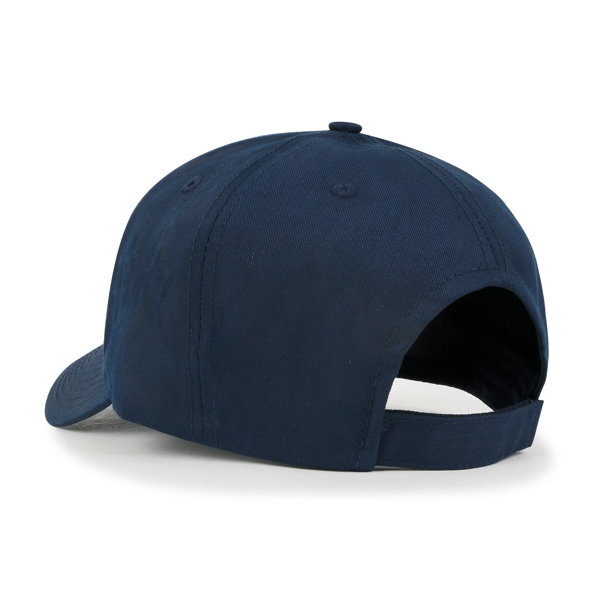 Blank Six Panel Cotton Baseball Cap Basic Hook And Loop Back Trucker Hat