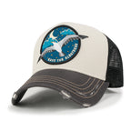 Premium Endangered Albatross Animal Embroidery Baseball Cap Structured Hat