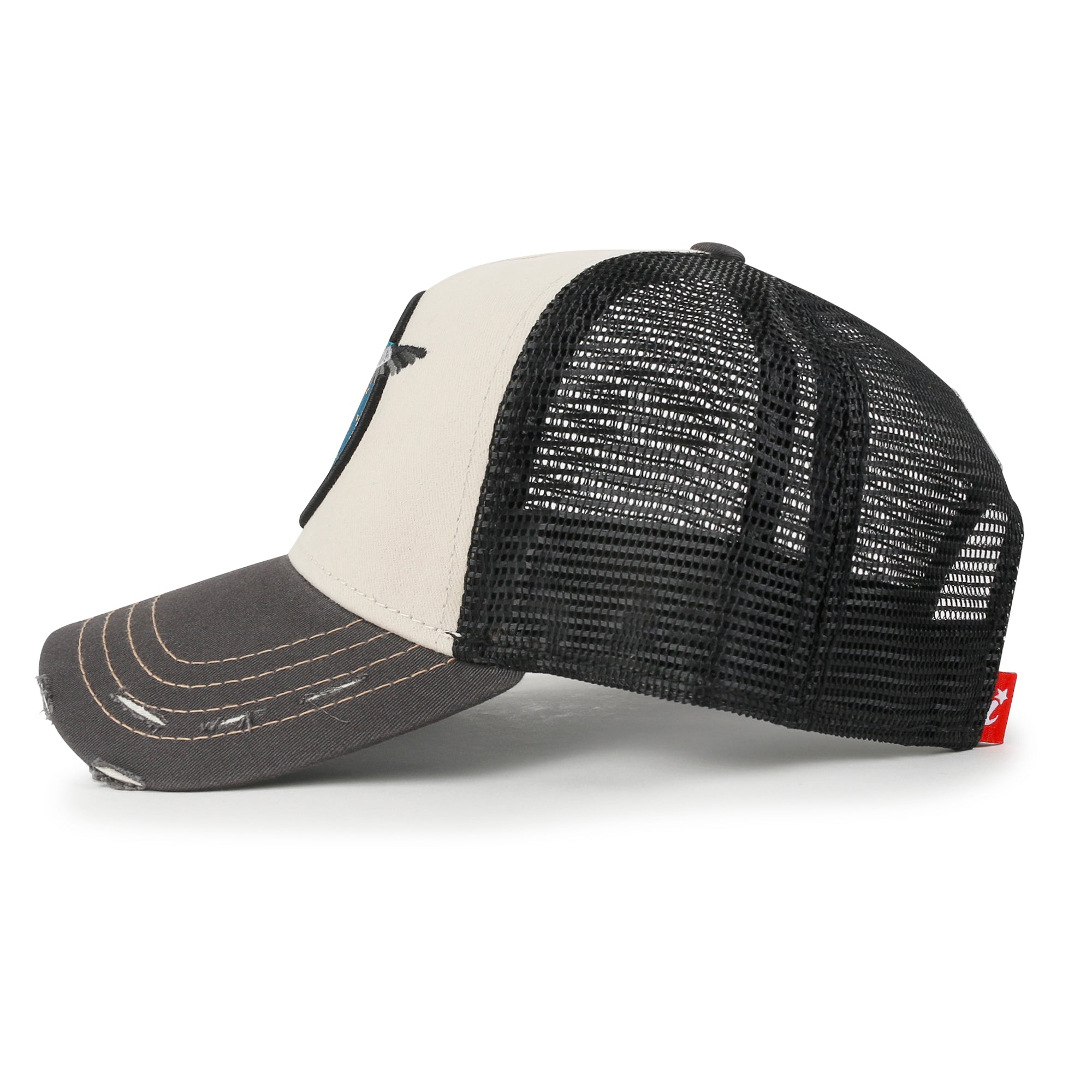 Premium Endangered Albatross Animal Embroidery Baseball Cap Structured Hat