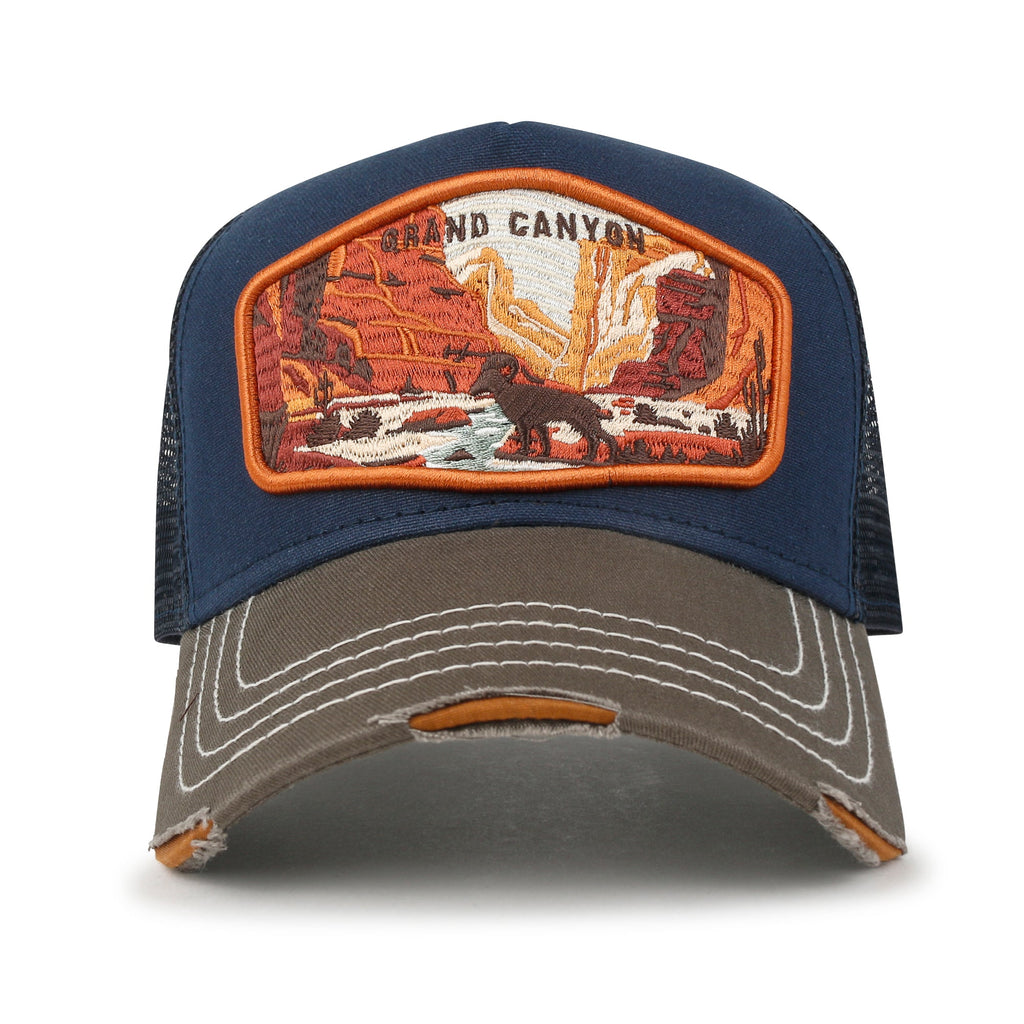 Premium Grand Canyon Embroidery Baseball Cap Structured Trucker Hat