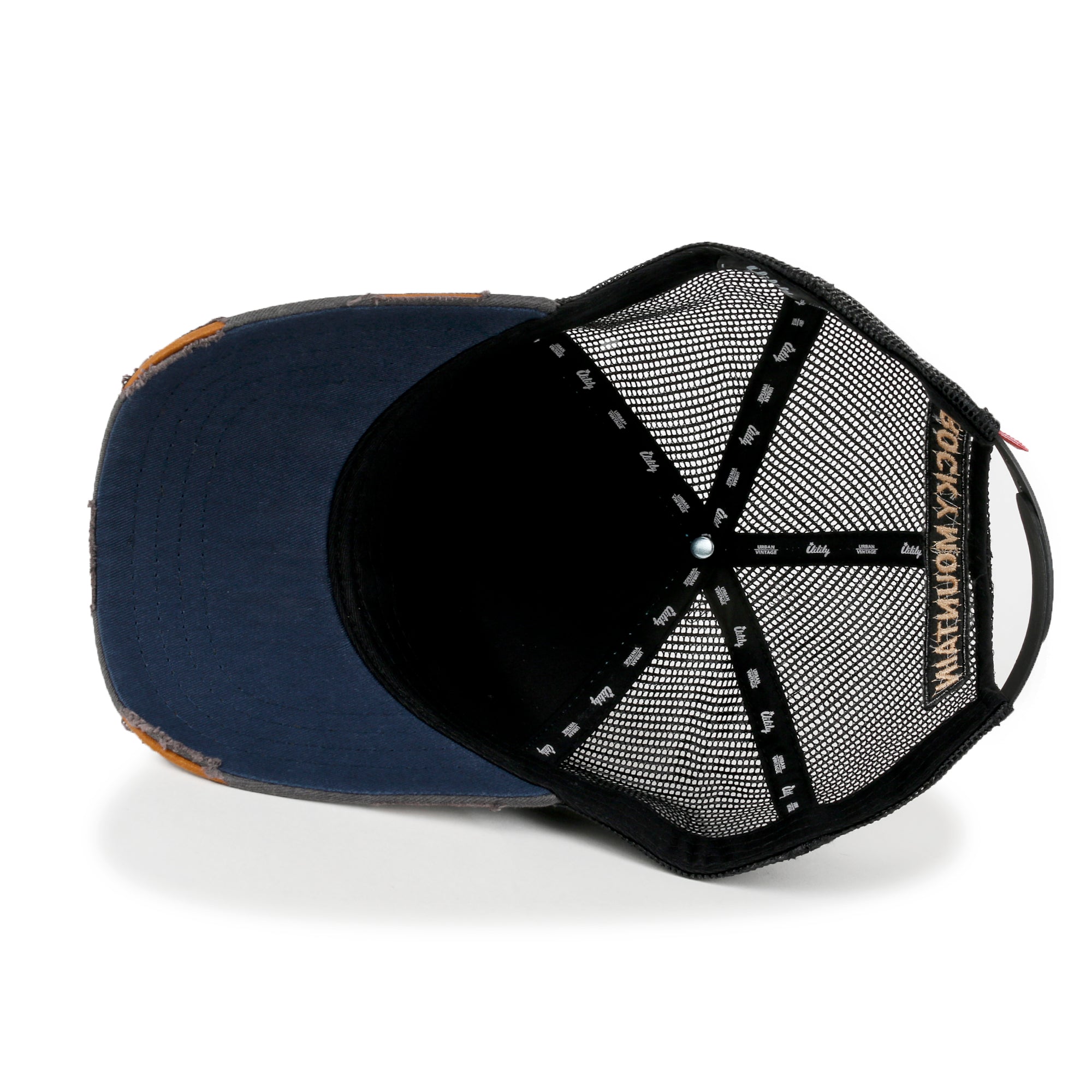 Premium Rocky Mountain Embroidery Baseball Cap Structured Trucker Hat