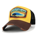 Premium Yellowstone Embroidery Baseball Cap Structured Trucker Hat
