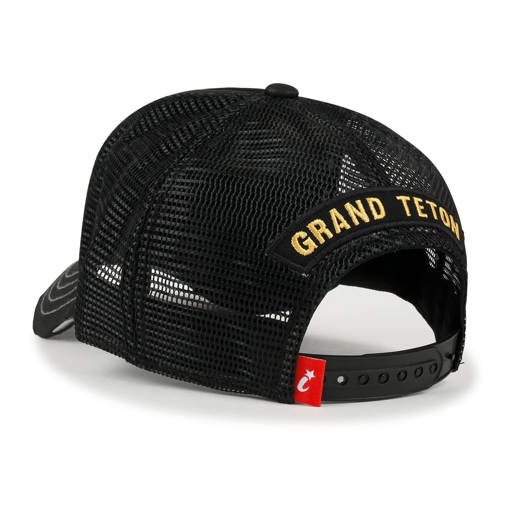 Premium Grand Teton Embroidery Baseball Cap Structured Trucker Hat