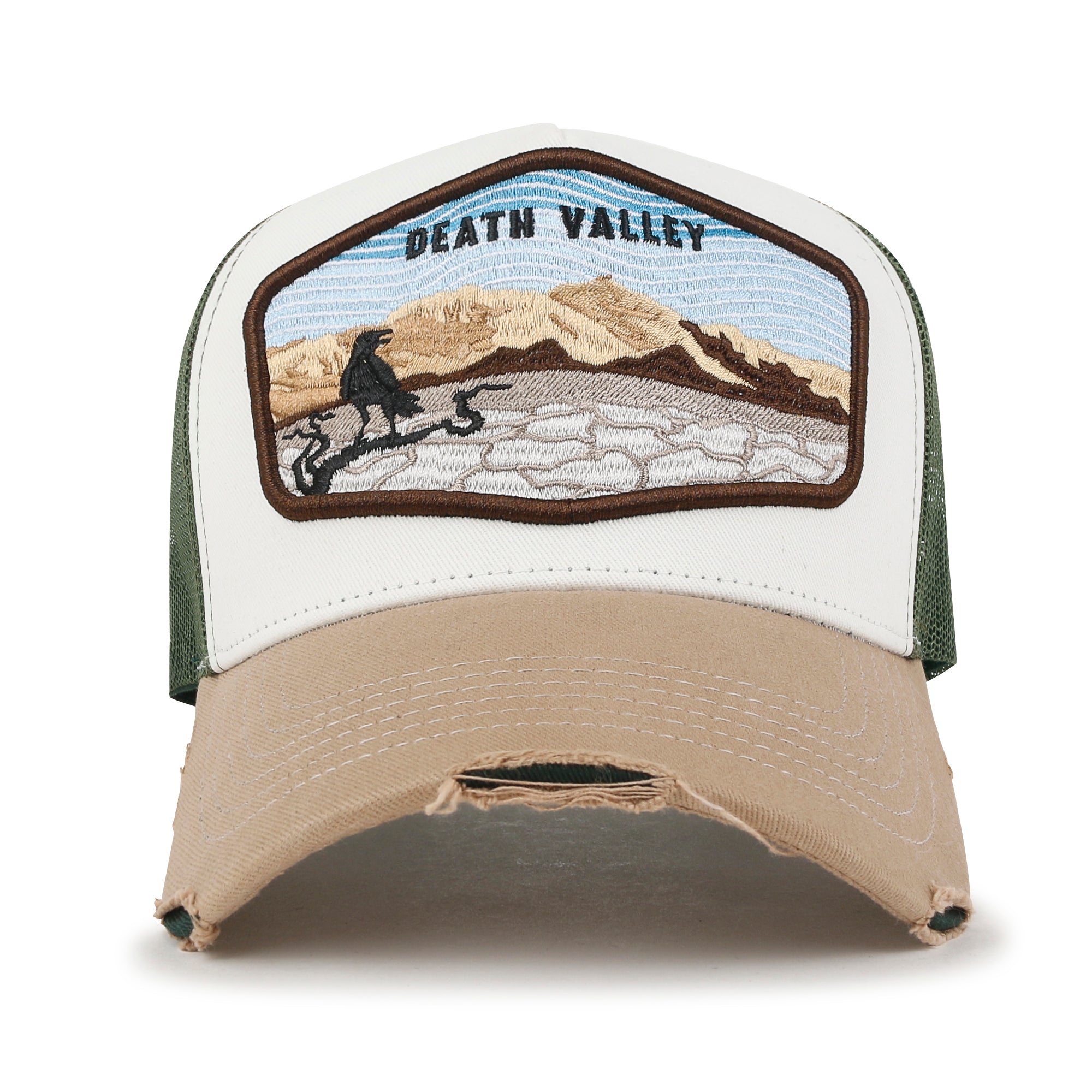 Premium Death Valley Embroidery Baseball Cap Structured Trucker Hat