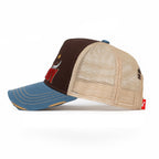 PREMIUM Cowboy Wild West Vintage Baseball Cap Structured Trucker Hat