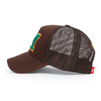 PREMIUM Letter M Embroidered Cotton Trucker Cap Varsity Baseball Cap
