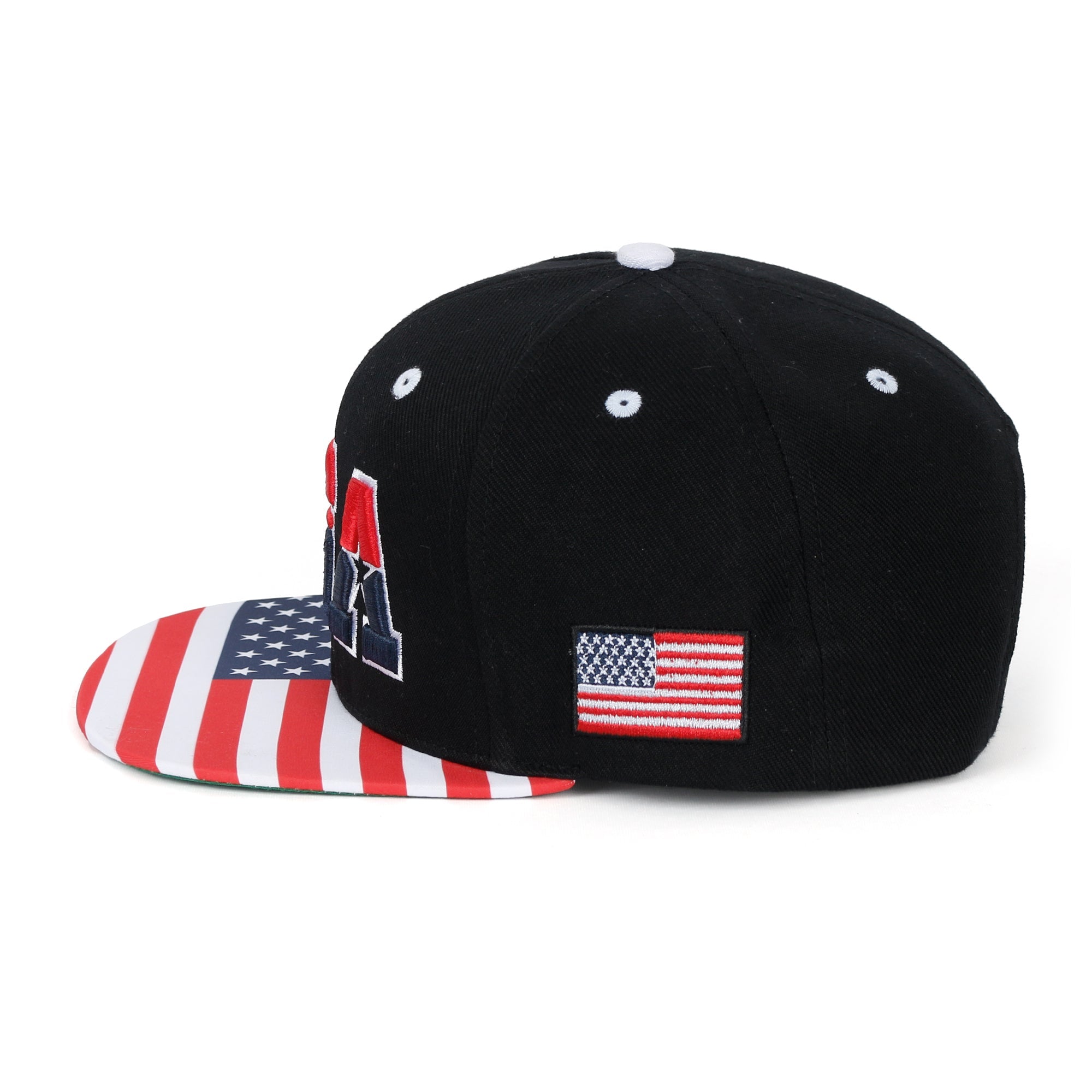 United States Of America USA Flag Embroidery Trucker Hat Baseball Cap