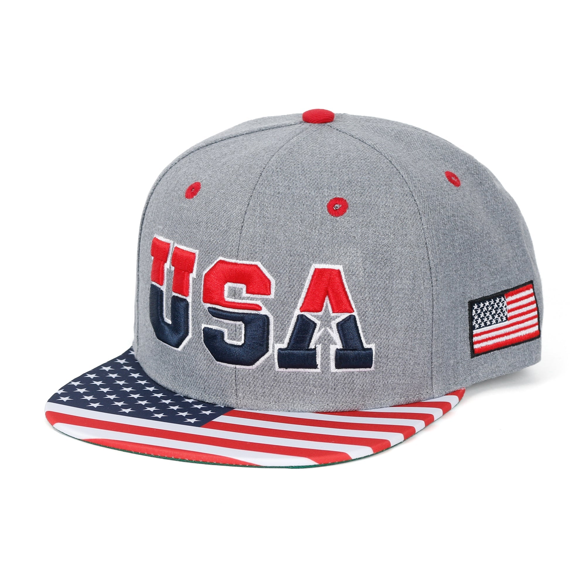 United States Of America USA Flag Embroidery Trucker Hat Baseball Cap
