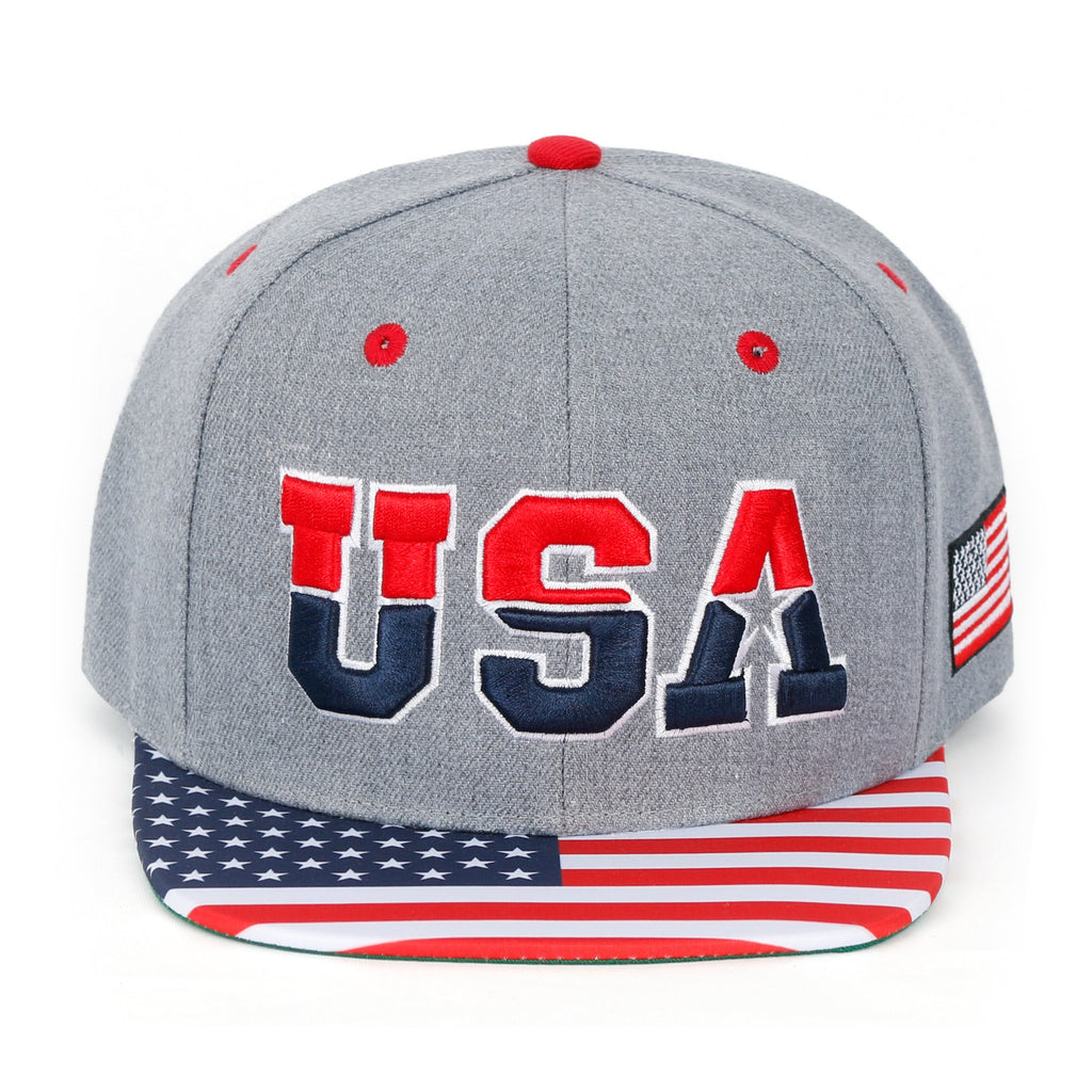 United States Of America USA Flag Embroidery Trucker Hat Baseball Cap