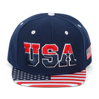 United States Of America USA Flag Embroidery Trucker Hat Baseball Cap