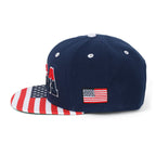 United States Of America USA Flag Embroidery Trucker Hat Baseball Cap