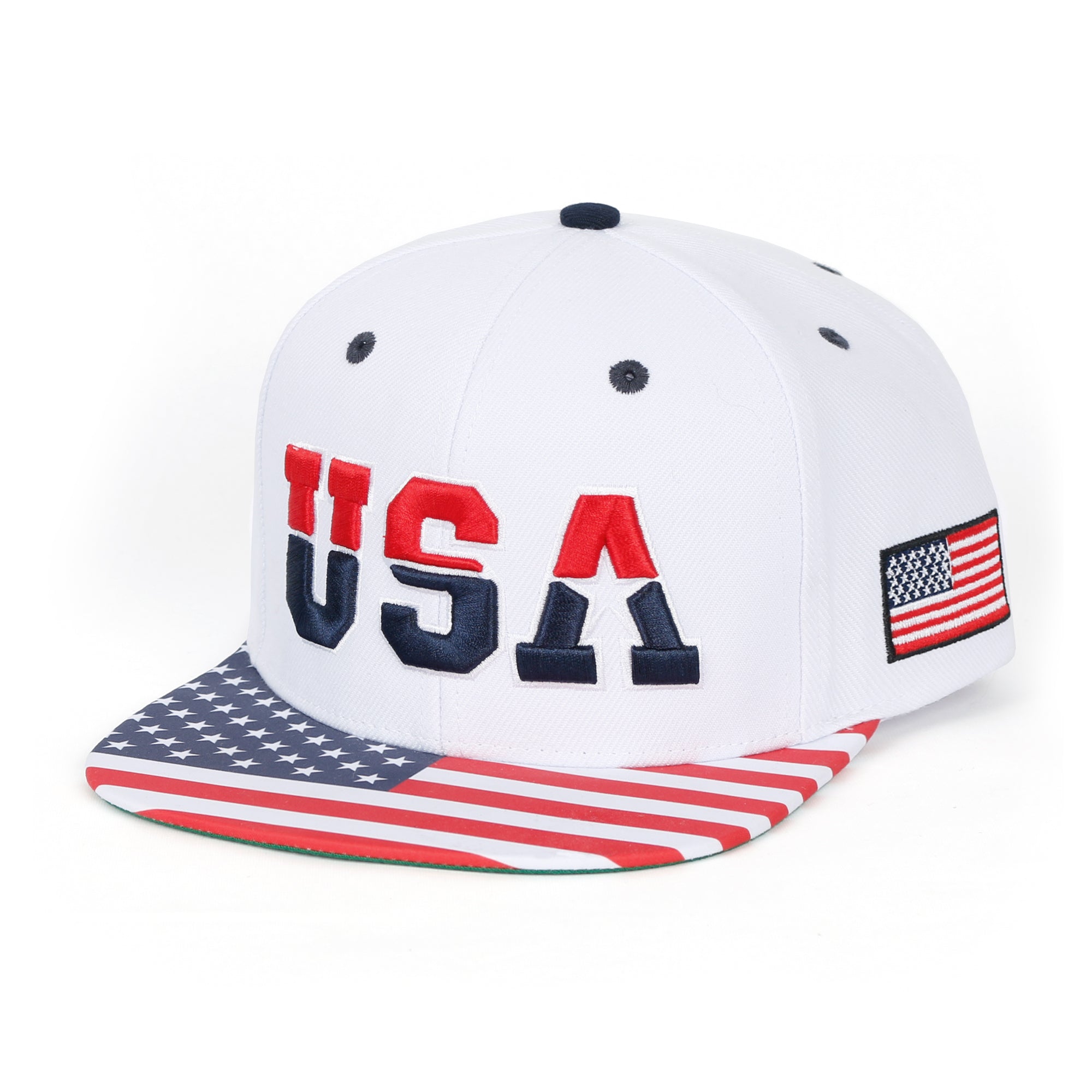 United States Of America USA Flag Embroidery Trucker Hat Baseball Cap