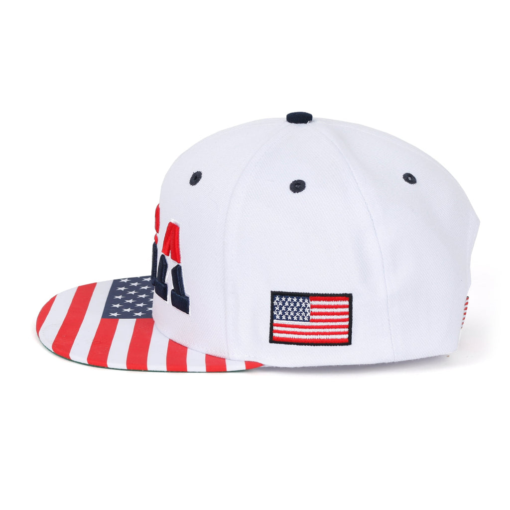 United States Of America USA Flag Embroidery Trucker Hat Baseball Cap