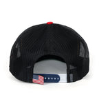 United States Of America USA Flag Embroidery Trucker Hat Baseball Cap