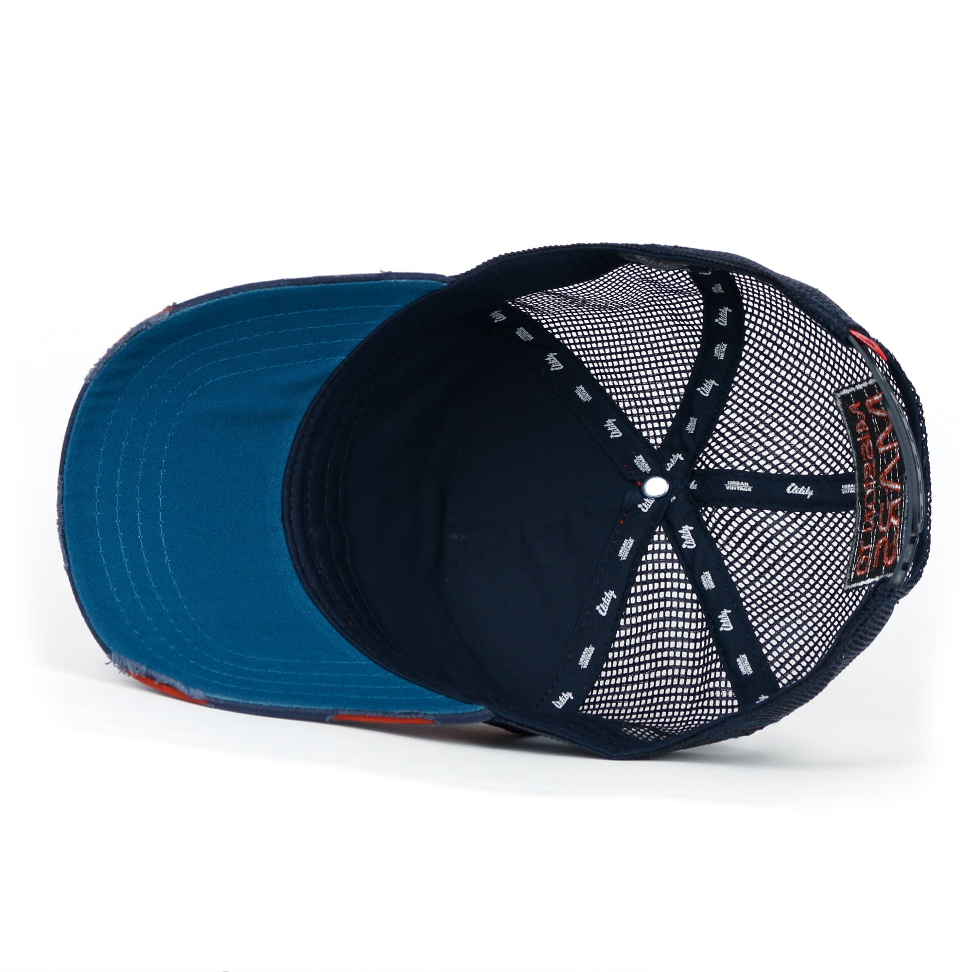 PREMIUM NASA Mars Mission Embroidered Distressed Trucker Cap
