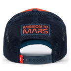 PREMIUM NASA Mars Mission Embroidered Distressed Trucker Cap