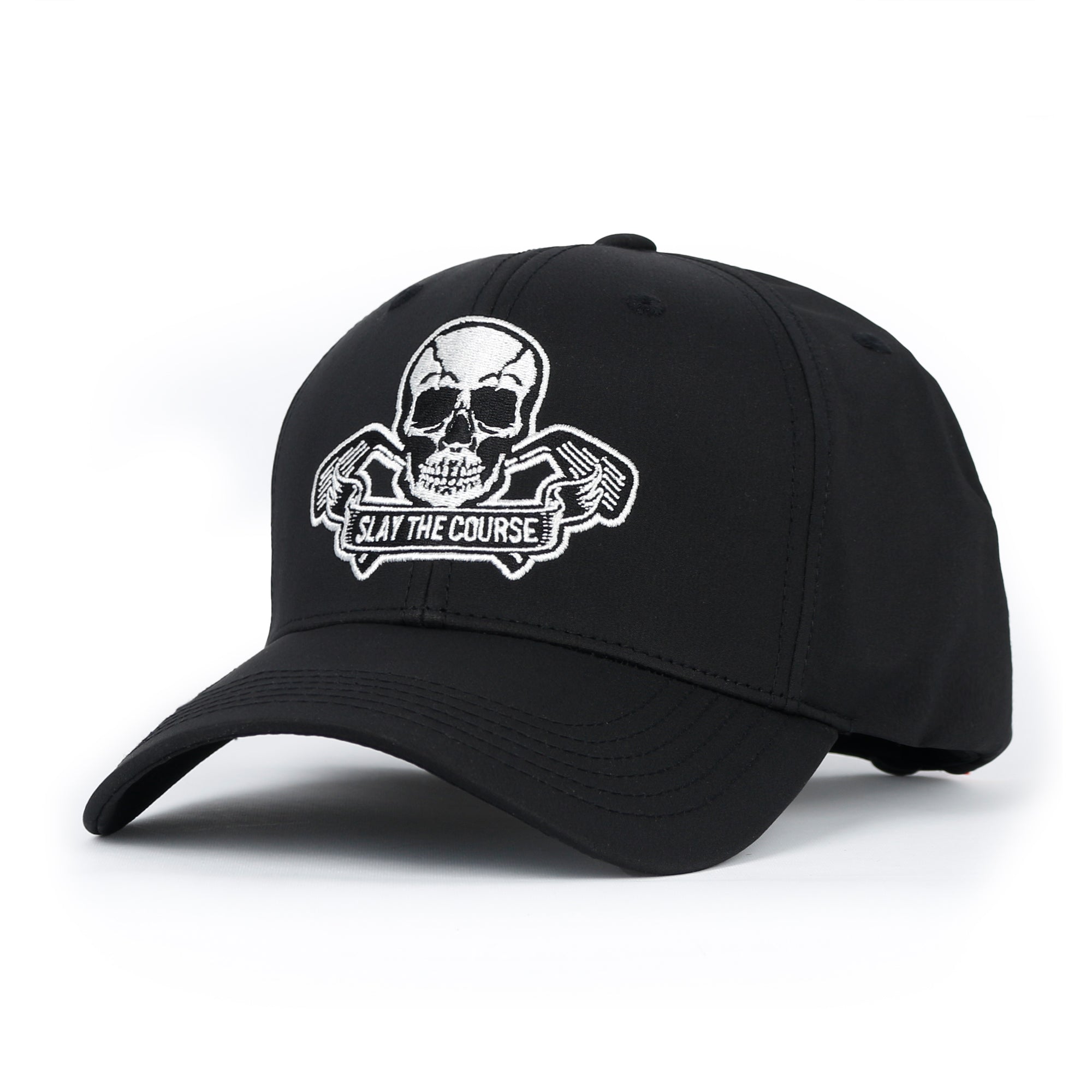 PREMIUM Pirate Skull Lightweight Athletic Golf Cap Sport Workout Hat