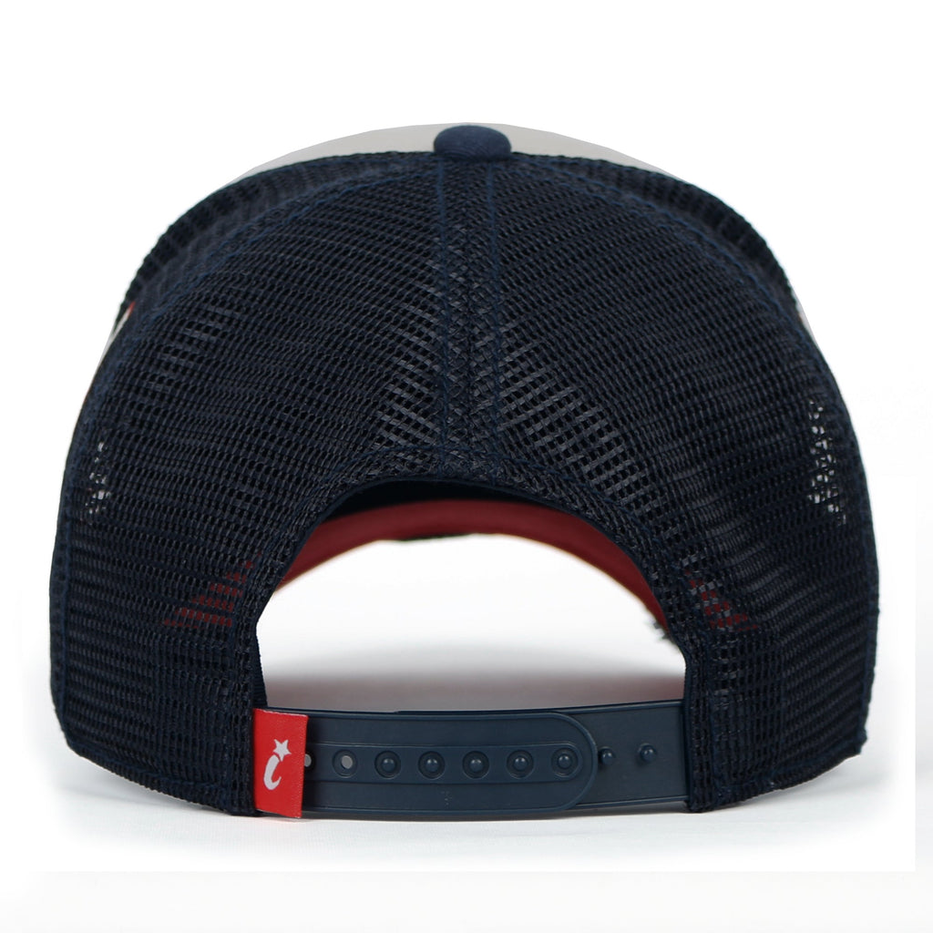 PREMIUM Pirate Embroidery Distressed Trucker Hat Casual Baseball Cap