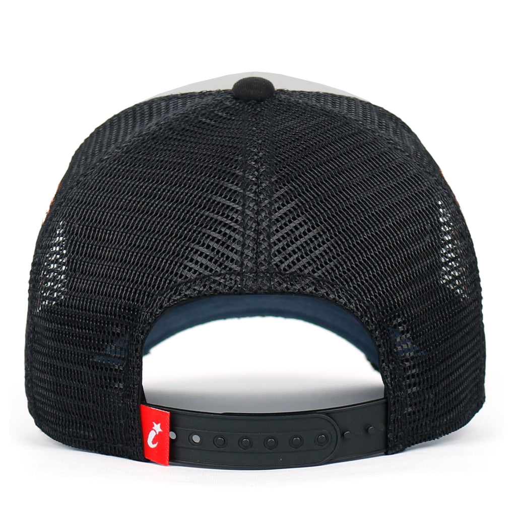 PREMIUM Pirate Embroidery Distressed Trucker Hat Casual Baseball Cap