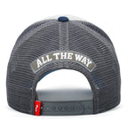 PREMIUM Wolf Mascot Embroidery Trucker Hat Mesh Back Baseball Cap