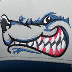 PREMIUM Wolf Mascot Embroidery Trucker Hat Mesh Back Baseball Cap