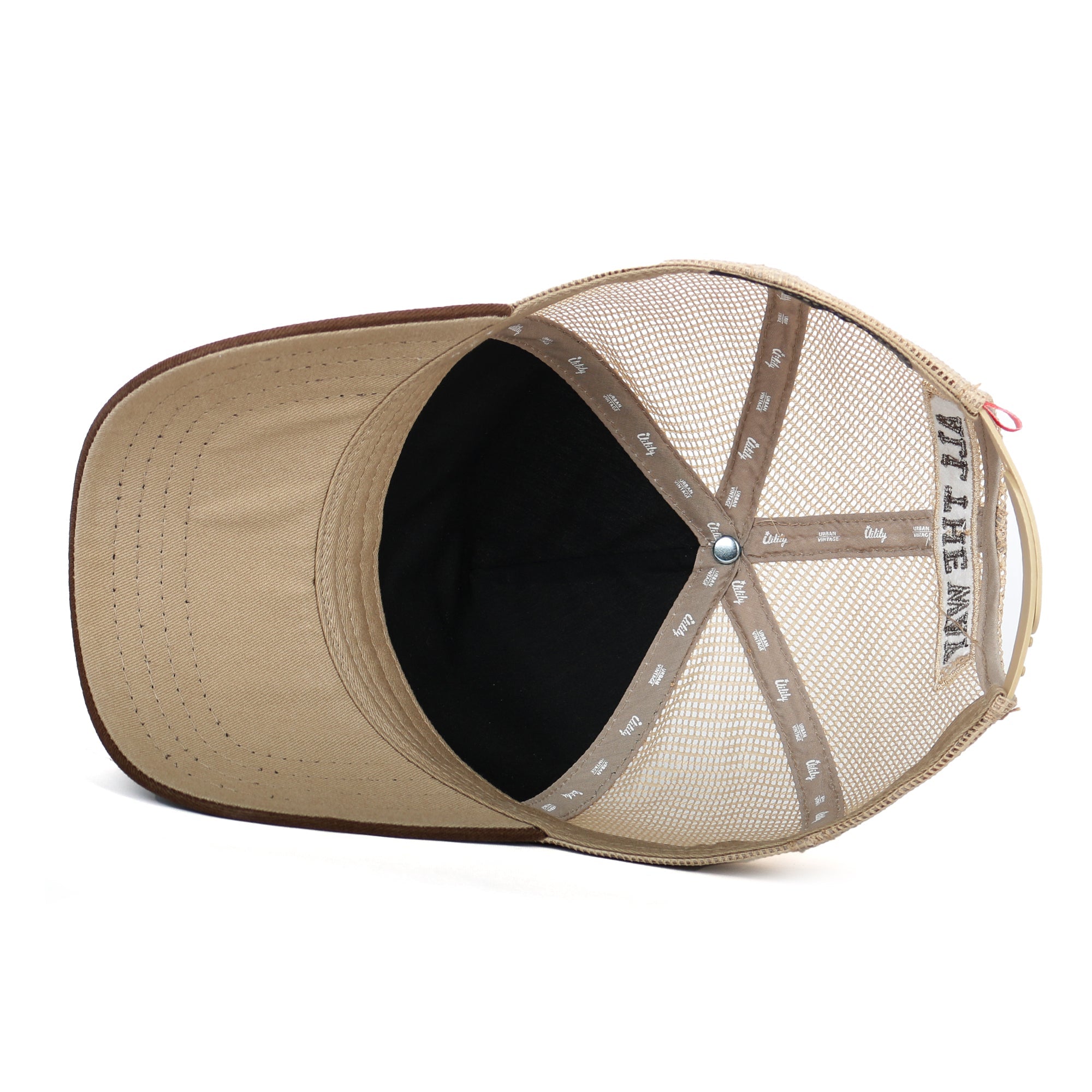 PREMIUM Eagle Mascot Embroidery Trucker Hat Mesh Back Baseball Cap