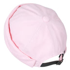 Solid Color Cotton Short Beanie Strap Back Casual Cap Soft Hat