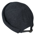 Solid Color Cotton Short Beanie Strap Back Casual Hat Soft Cap