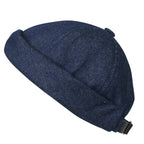 Howels Denim Cotton Short Beanie Strapback Casual Hat Soft Cap