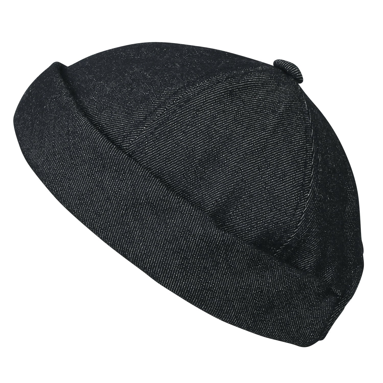 Howels Denim Cotton Short Beanie Strapback Casual Hat Soft Cap