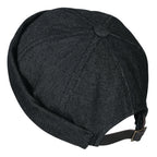 Howels Denim Cotton Short Beanie Strapback Casual Hat Soft Cap
